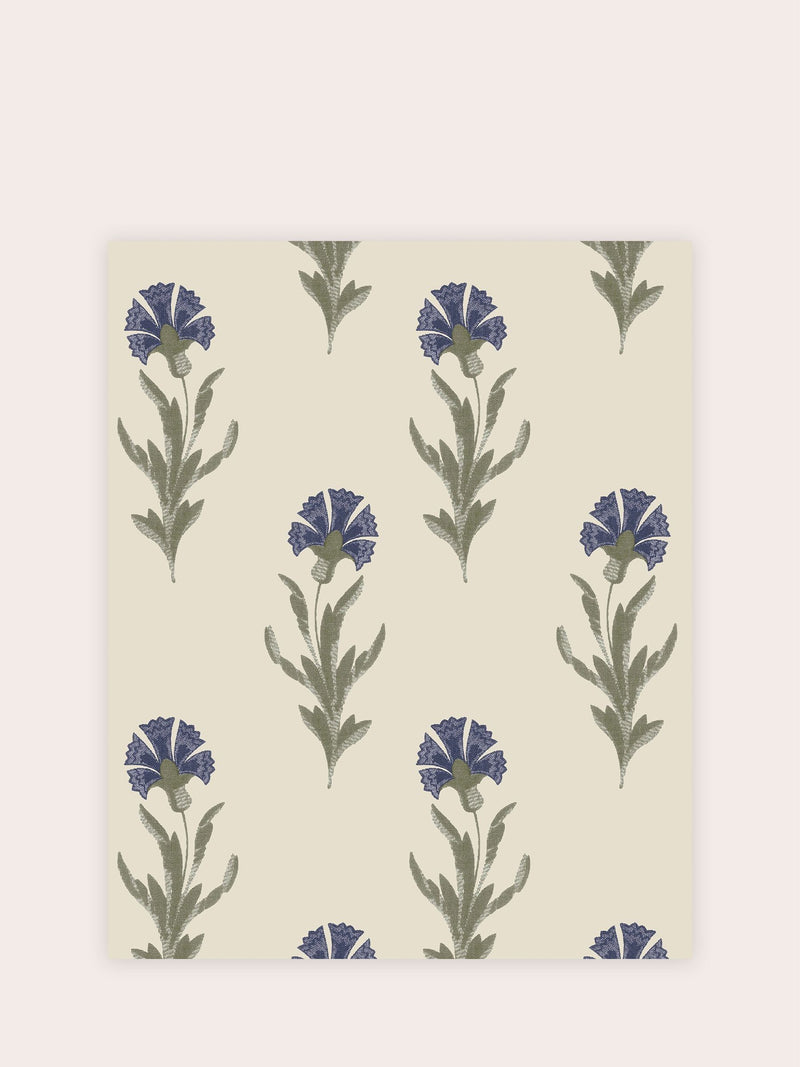 Laura Ashley Dusky Seaspray Blue Dandelion wallpaper 10m - British product