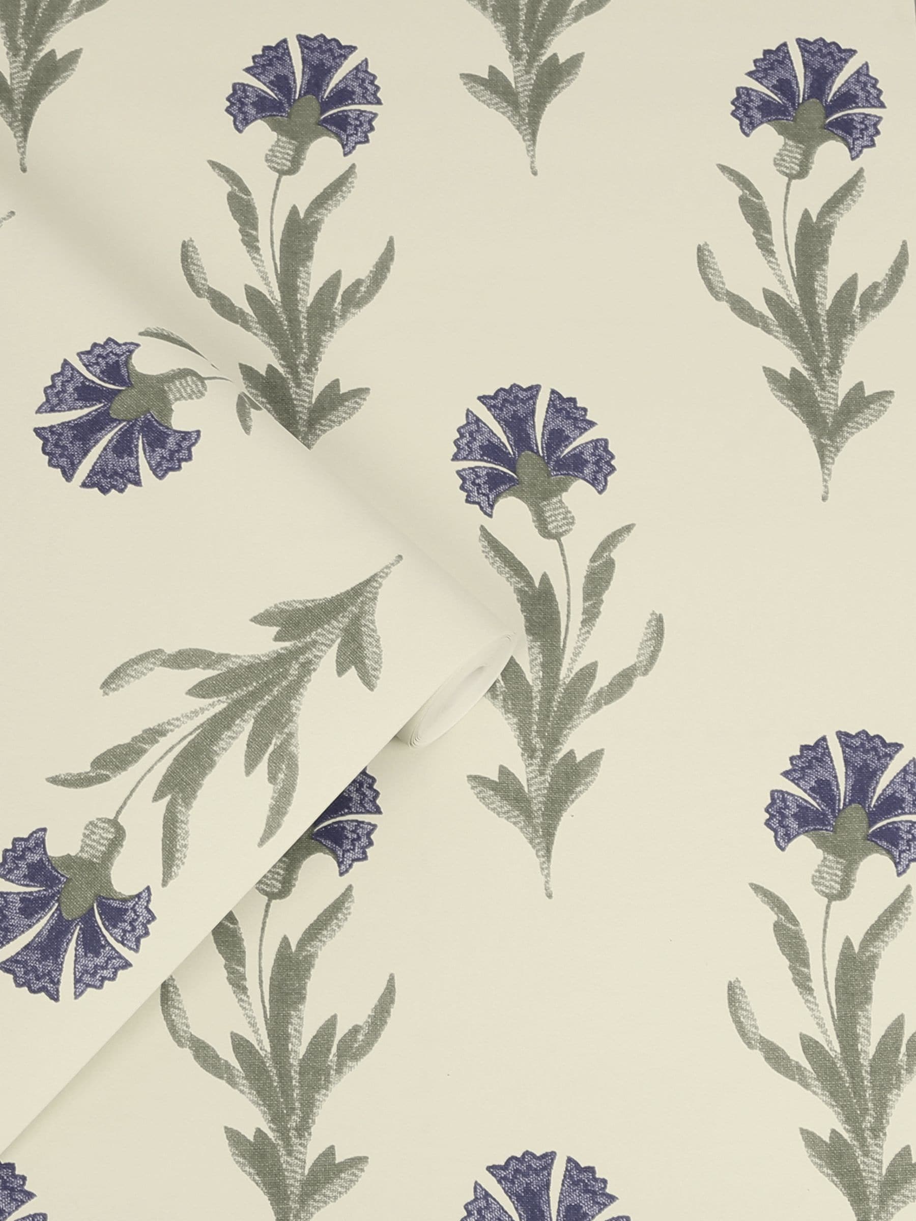 Laura Ashley Dusky Seaspray Blue Dandelion wallpaper 10m - British product