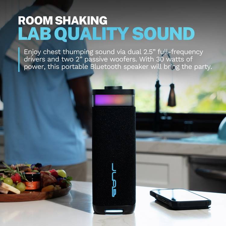 JLab JBuds Party portable Bluetooth speaker navy, UK version
