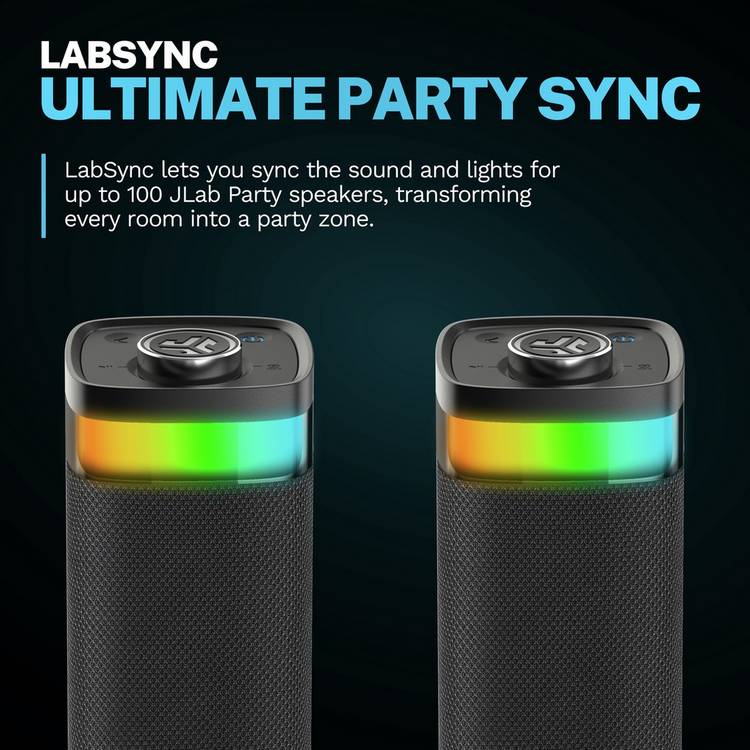 JLab JBuds Party portable Bluetooth speaker navy, UK version