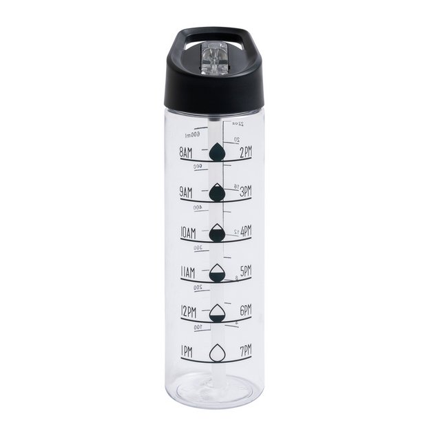 Home black tracker sipper water bottle 700ml - British product