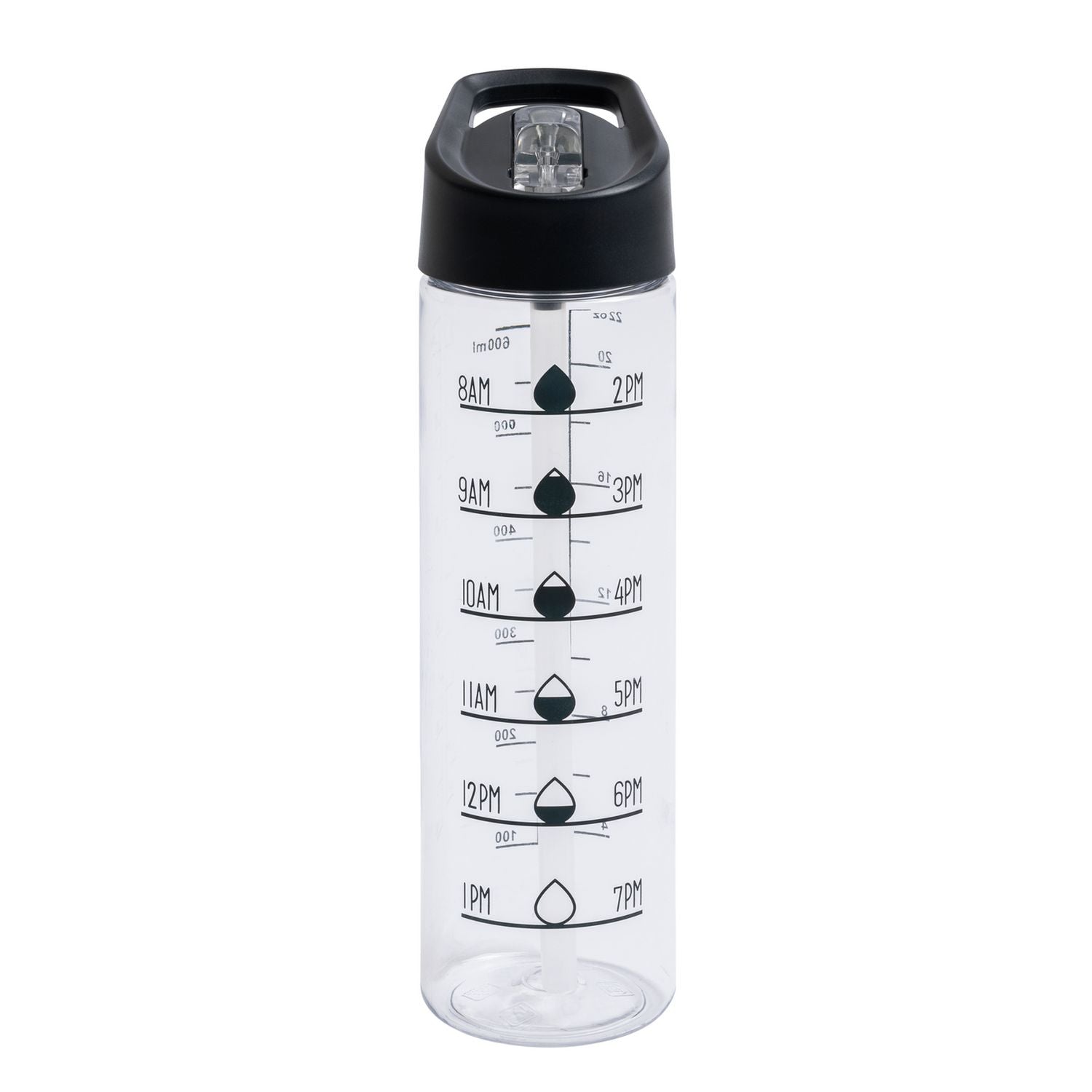 Home black tracker sipper water bottle 700ml - British product