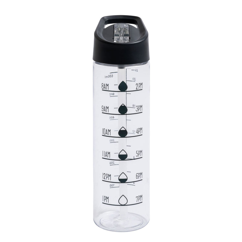 Home black tracker sipper water bottle 700ml - British product