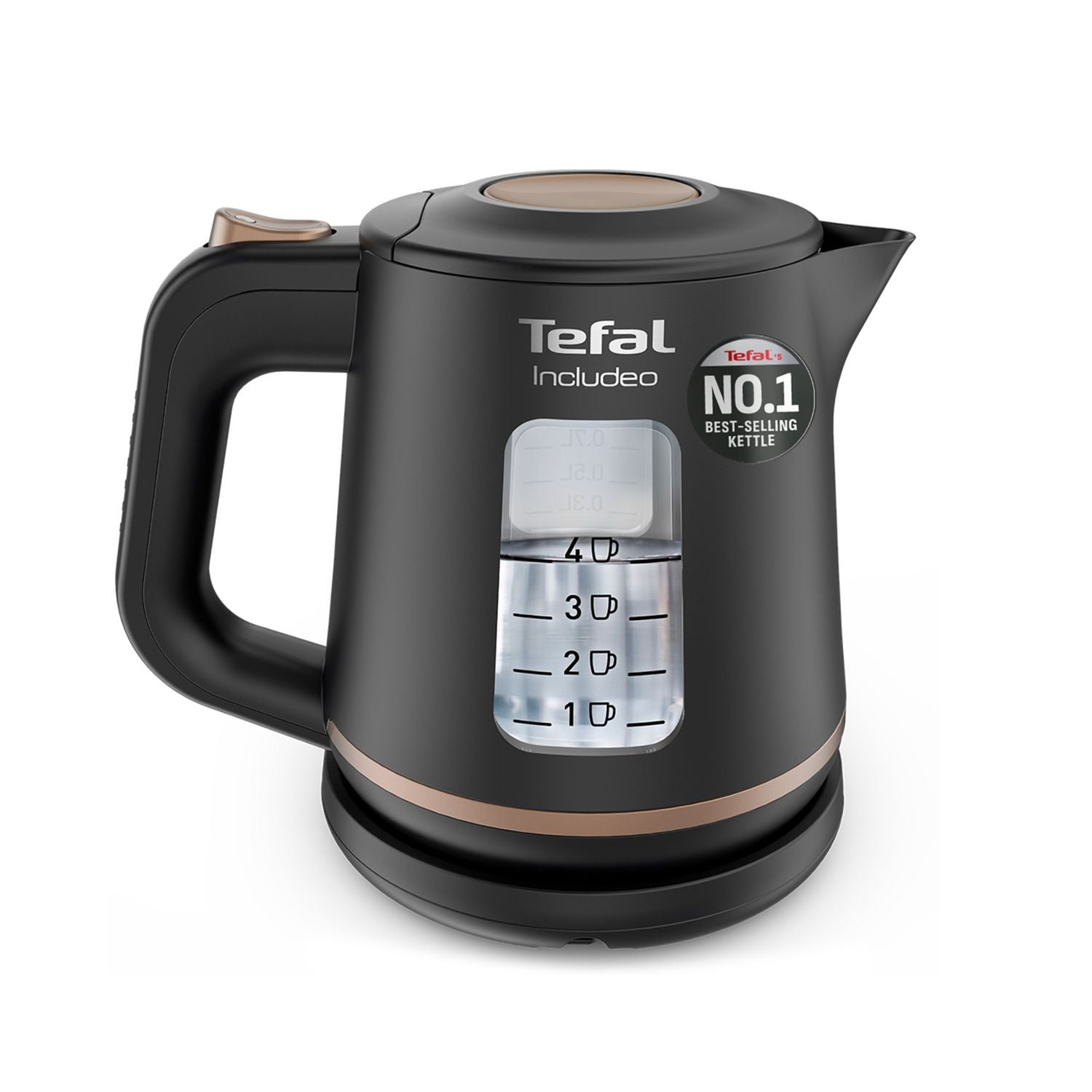 Tefal Includeo Kettle black 1 litre, imported from the UK