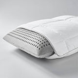 The Fine Bedding Company natural latex foam pillow, imported from the UK