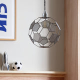 Argos Home football metal easy fit lampshade 25cm, UK version