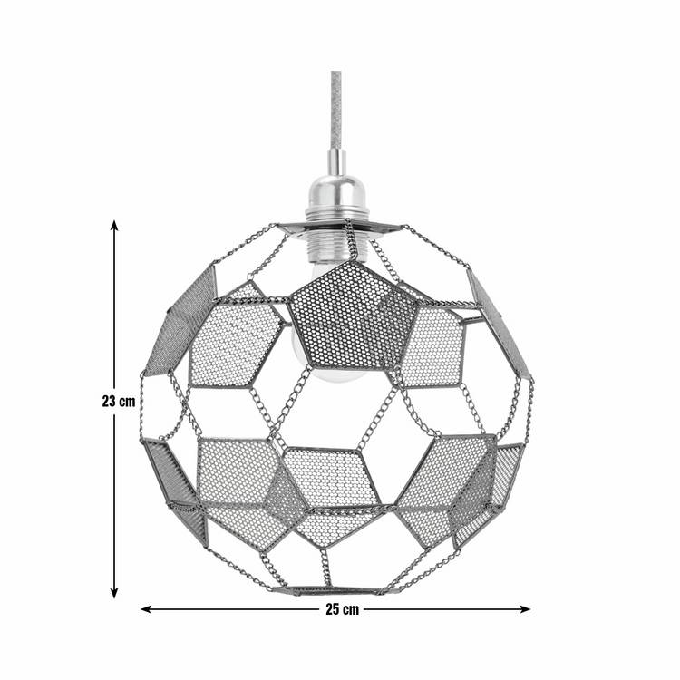 Argos Home football metal easy fit lampshade 25cm, UK version