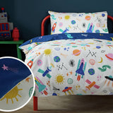 Argos Home space glow bedding set toddler 150x120cm - British product