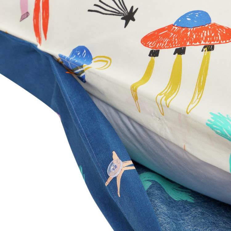 Argos Home space glow bedding set toddler 150x120cm - British product