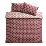 Habitat Geo Trellis Pink Bedding Set single UK version