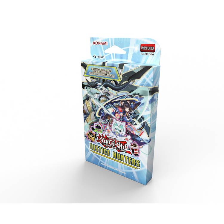 Yu-Gi-Oh! Justice Hunters 3 pack trading card game, imported from the UK
