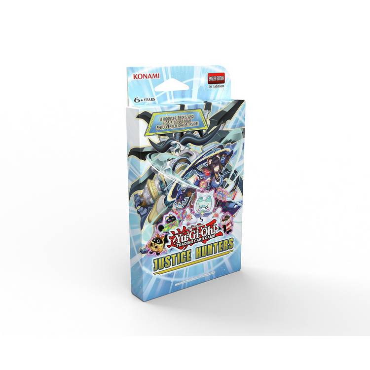 Yu-Gi-Oh! Justice Hunters 3 pack trading card game, imported from the UK