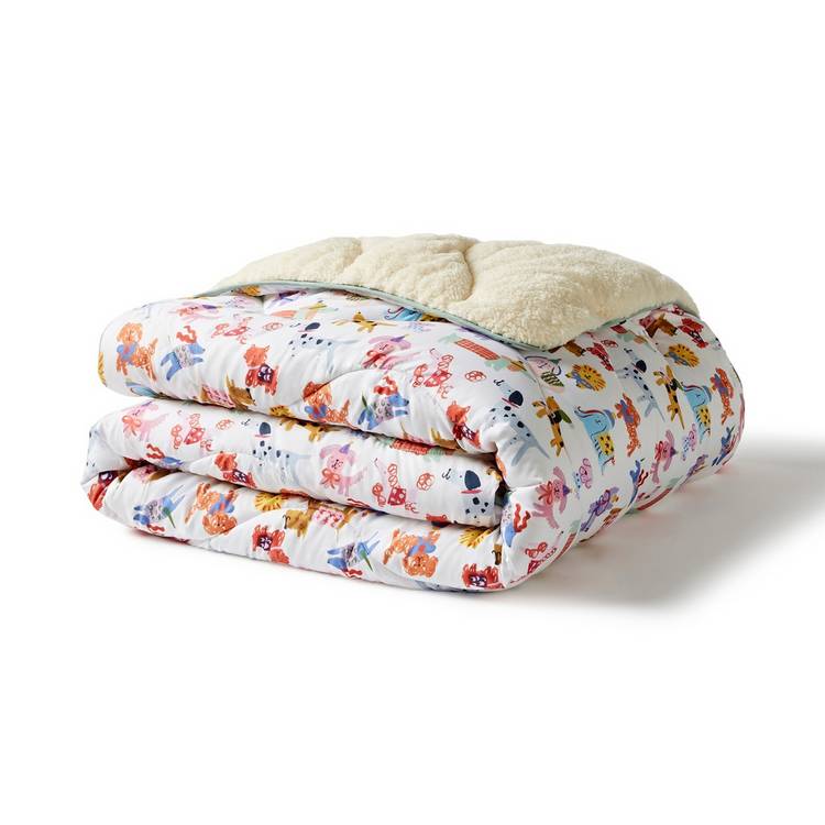 Night Lark Happy Dogs throw blanket 135x200cm, UK version