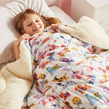 Night Lark Happy Dogs throw blanket 135x200cm, UK version