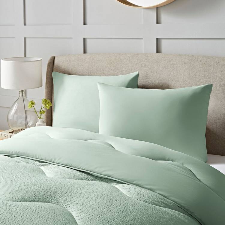 Night Lark coverless duvet set seersucker 10.5 tog single, UK version