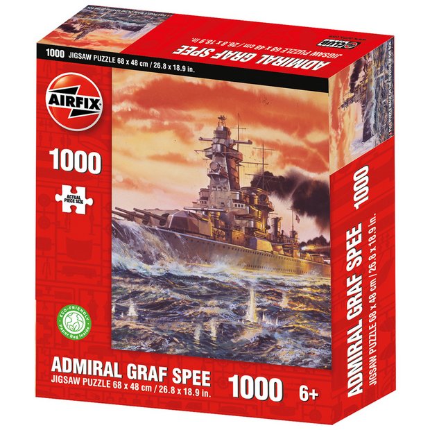 Airfix puzzle Admiral Graf Spee 1000 pieces - British product
