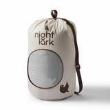 Night Lark coverless duvet set seersucker Nordic Mist single, imported from the UK
