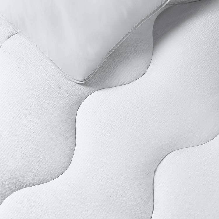 Night Lark coverless seersucker duvet set single - British product
