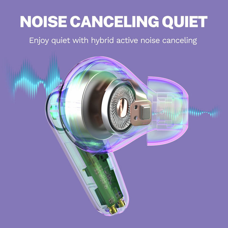 JLab true wireless earbuds Lilac, imported from the UK