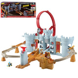 Hot Wheels Mario Kart Bowser's Castle track set 34 inch (British brand)