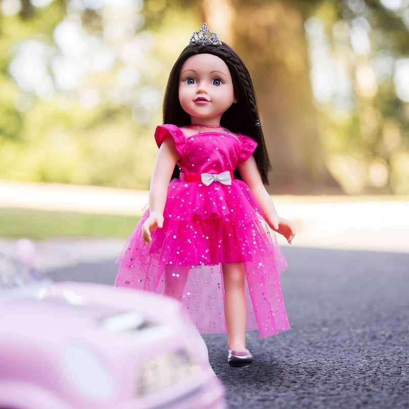 DesignAfriend Eva Prom Princess doll 18 inch, UK version
