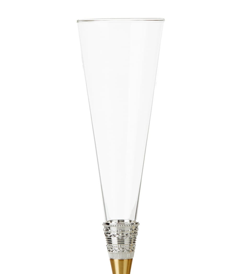 Wedgwood crystal toasting flutes set of 2 - British product