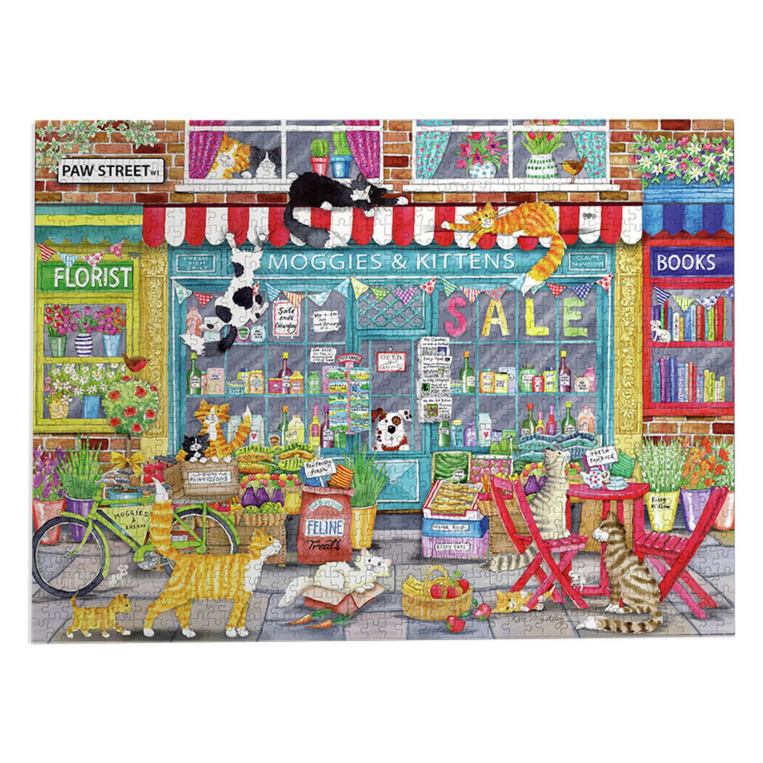 Gibsons Moggies and Kittens 1000pc jigsaw - British product