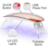 Rio gel nail polish set with lamp, imported from the UK