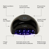 Mylee gel nail kit complete set with LED lamp - British product