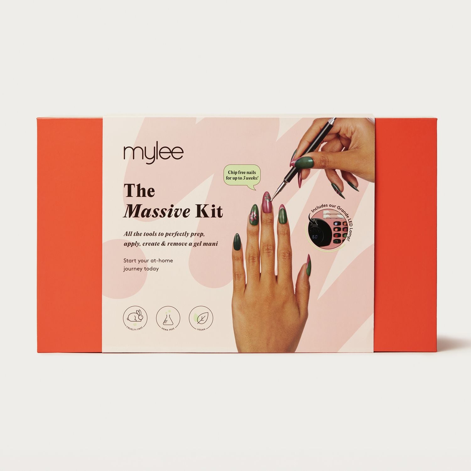 Mylee gel nail kit complete set with LED lamp - British product