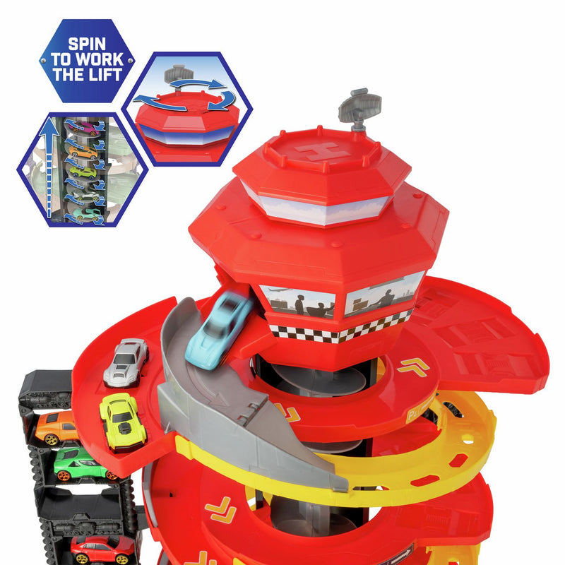 Teamsterz Sky High Garage with die-cast car - British product
