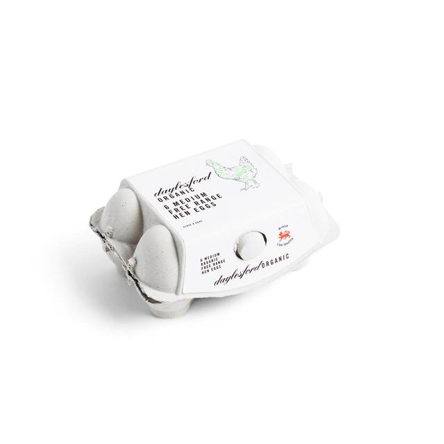 Daylesford Organic Free Range Medium Eggs   6 per pack