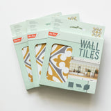 D-C-Fix yellow self adhesive vinyl wall tiles, imported from the UK