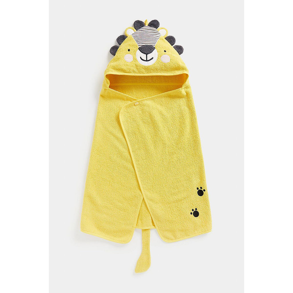 Mothercare Lion Cuddle and Dry Hooded Toddler Towel