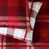 Argos Home bedding set red check single, UK version