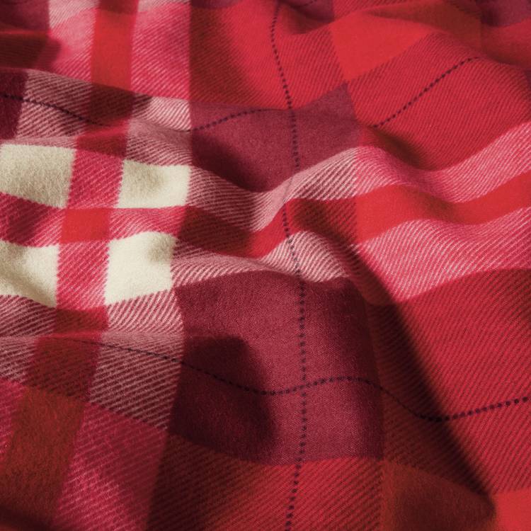 Argos Home bedding set red check single, UK version