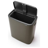 Brabantia Bo 60L touch bin dark grey (British brand)