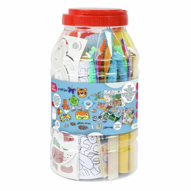 Chad Valley craft tub with assorted supplies (British brand)