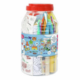 Chad Valley craft tub with assorted supplies (British brand)