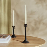 Habitat black metal candle holder 22.5cm, UK version