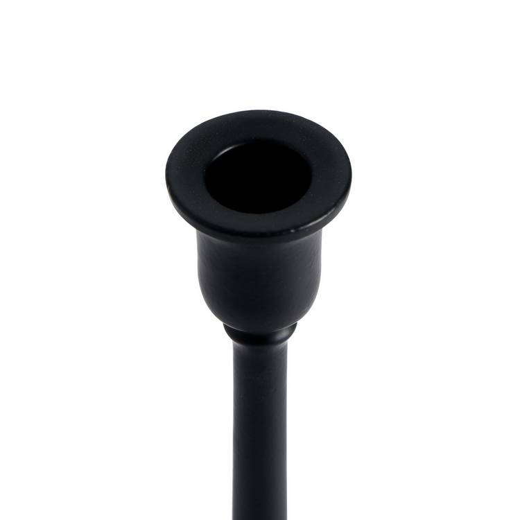 Habitat black metal candle holder 22.5cm, UK version