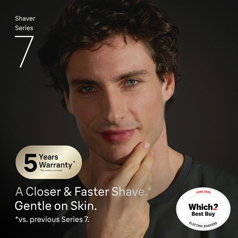 Braun Series 7 electric shaver 360 SkinFlex Head (British brand)