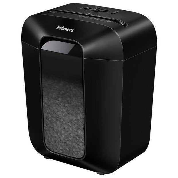Fellowes LX41 mini-cut shredder 17 litre, imported from the UK