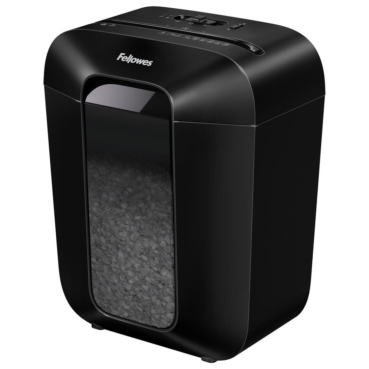 Fellowes LX41 mini-cut shredder 17 litre, imported from the UK