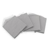 Home kids storage boxes set of 4 in grey - British product
