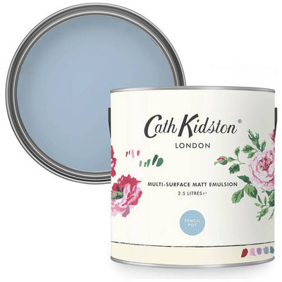 Argos Cath Kidston Pencil Pot Blue Matt Emulsion Paint 2.5L- Buy online at McGrocer