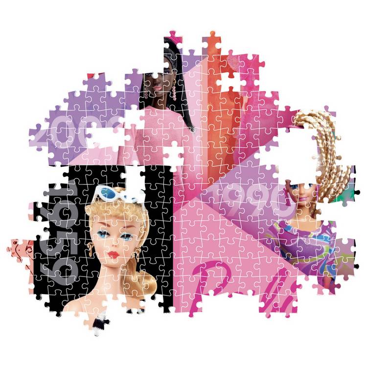 Clementoni Barbie Through The Years jigsaw puzzle 1000 pieces - British product