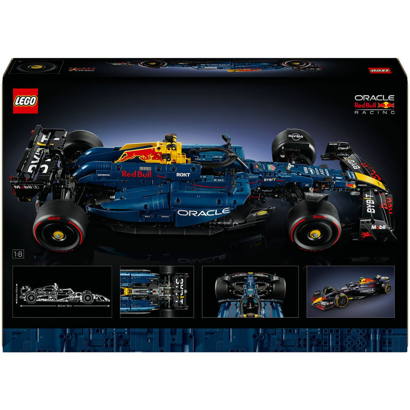 LEGO Technic Oracle Red Bull Racing RB20 F1 car model in 1:8 scale, UK version