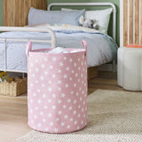 Argos Home pink star laundry bag 80L (British brand)