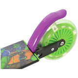 Turtles kids foldable scooter with light up wheels, imported from the UK